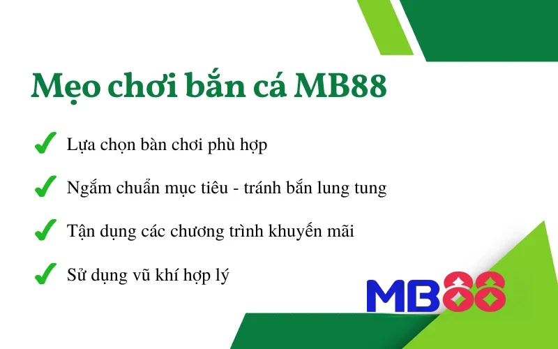 Bắn Cá 3 Mẹo bắn cá MB88
